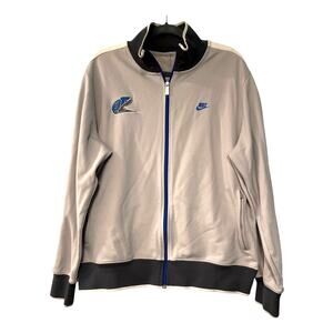 Nike Vintage Men's L RUN PENN State Track Jacket Team Issued 2011 Varsity Gray